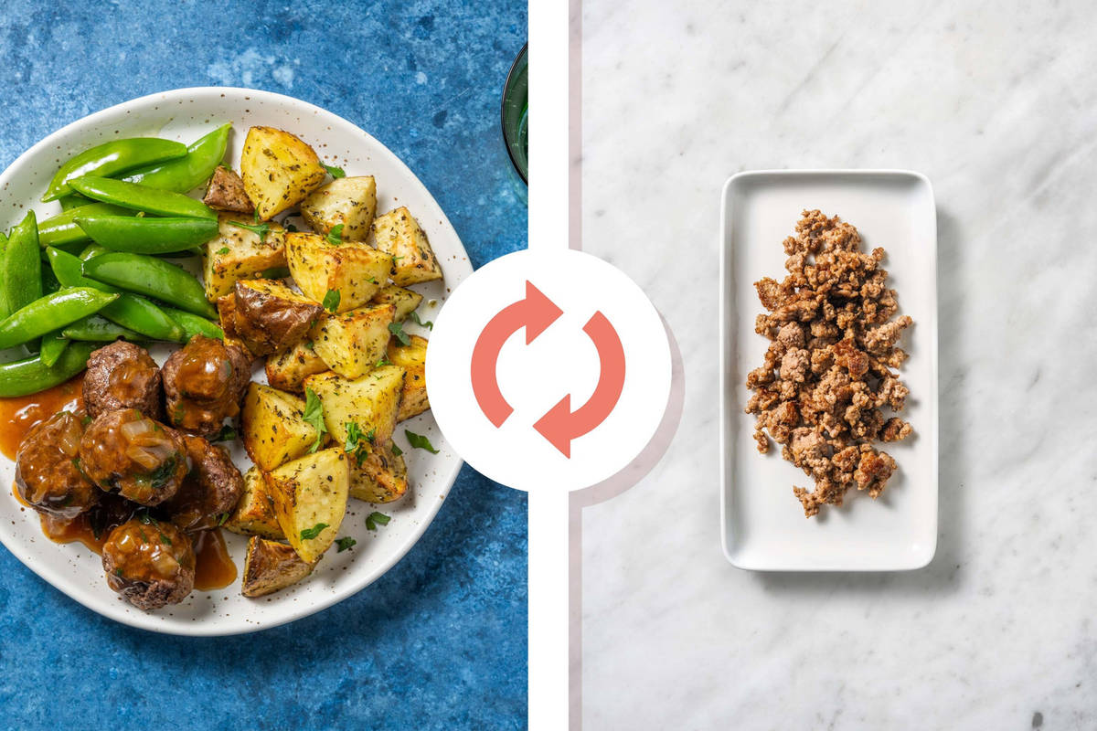 Turkey Meatballs and Savoury Thyme Gravy