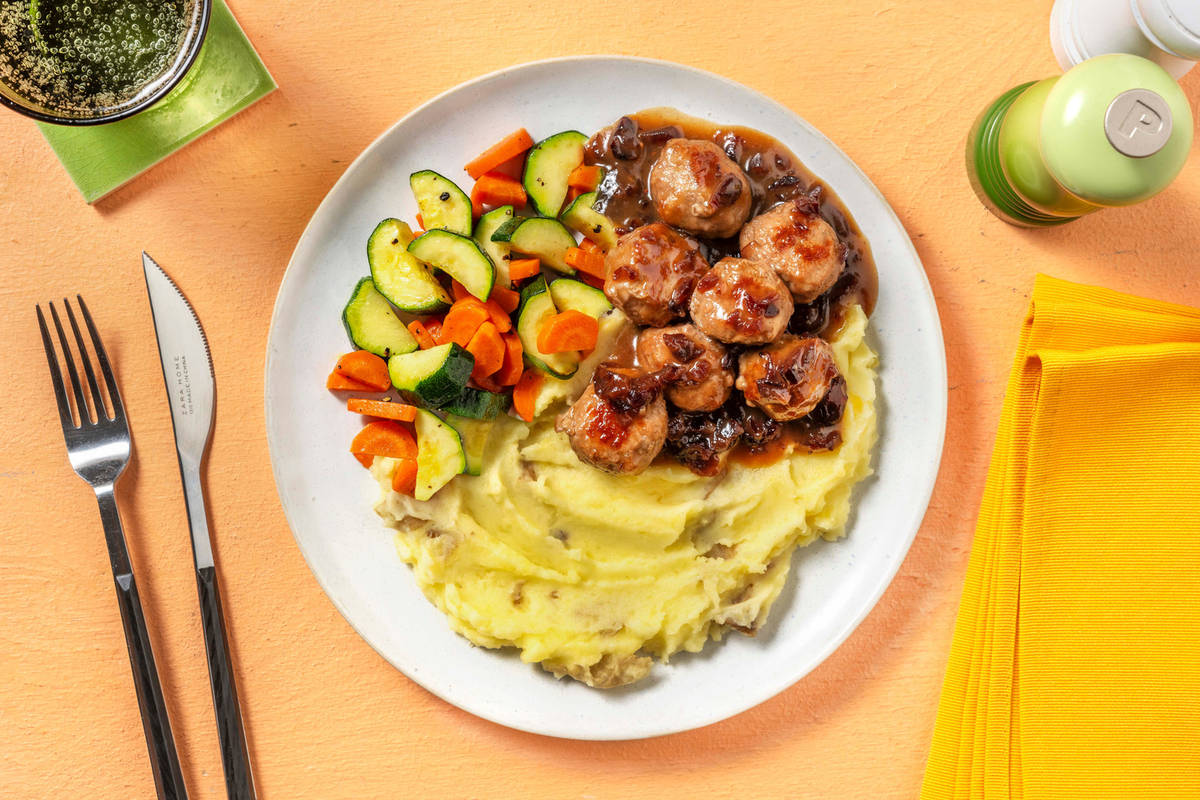 Honey Pork Meatballs