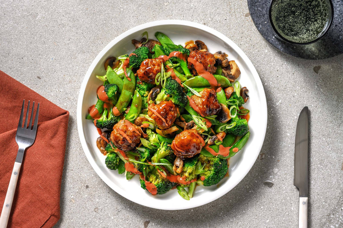 Carb Smart Pork 'Wonton' Meatballs