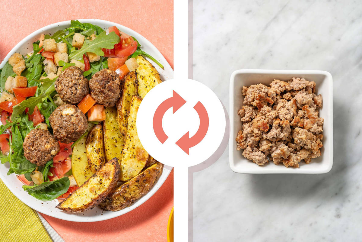 Aegean Sea-Inspired Feta Chicken Meatballs