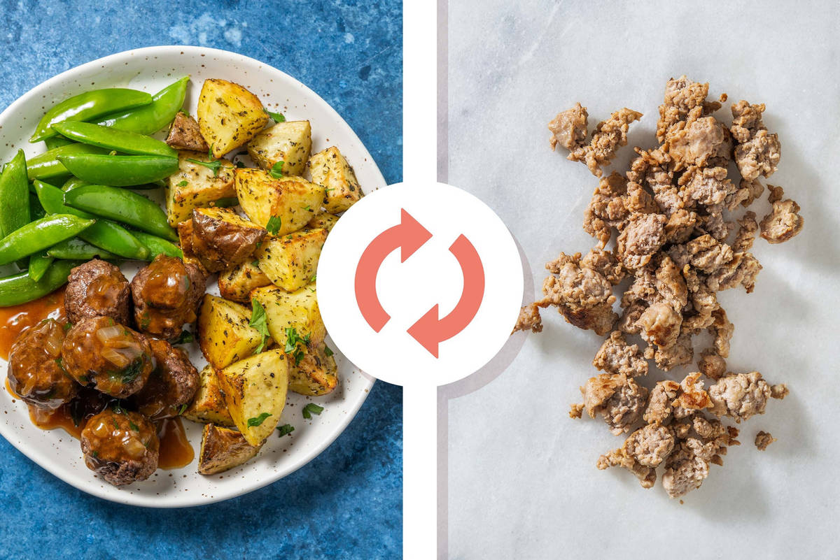 Sausage Meatballs and Savoury Thyme Gravy