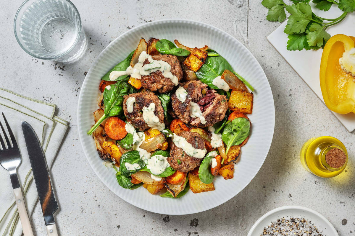 Smart Olive-Stuffed Meatballs