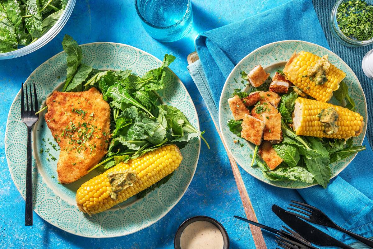 Dinde panée à l’érable