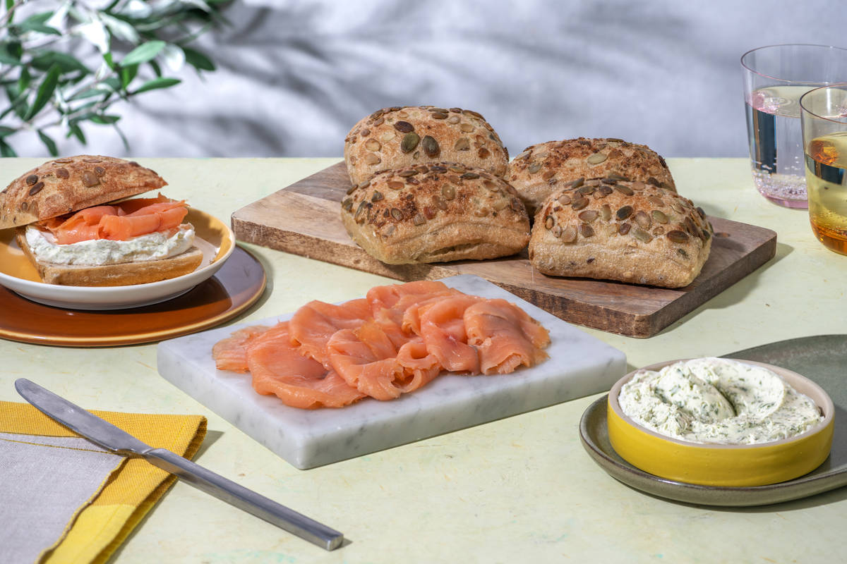 Broodje zalm