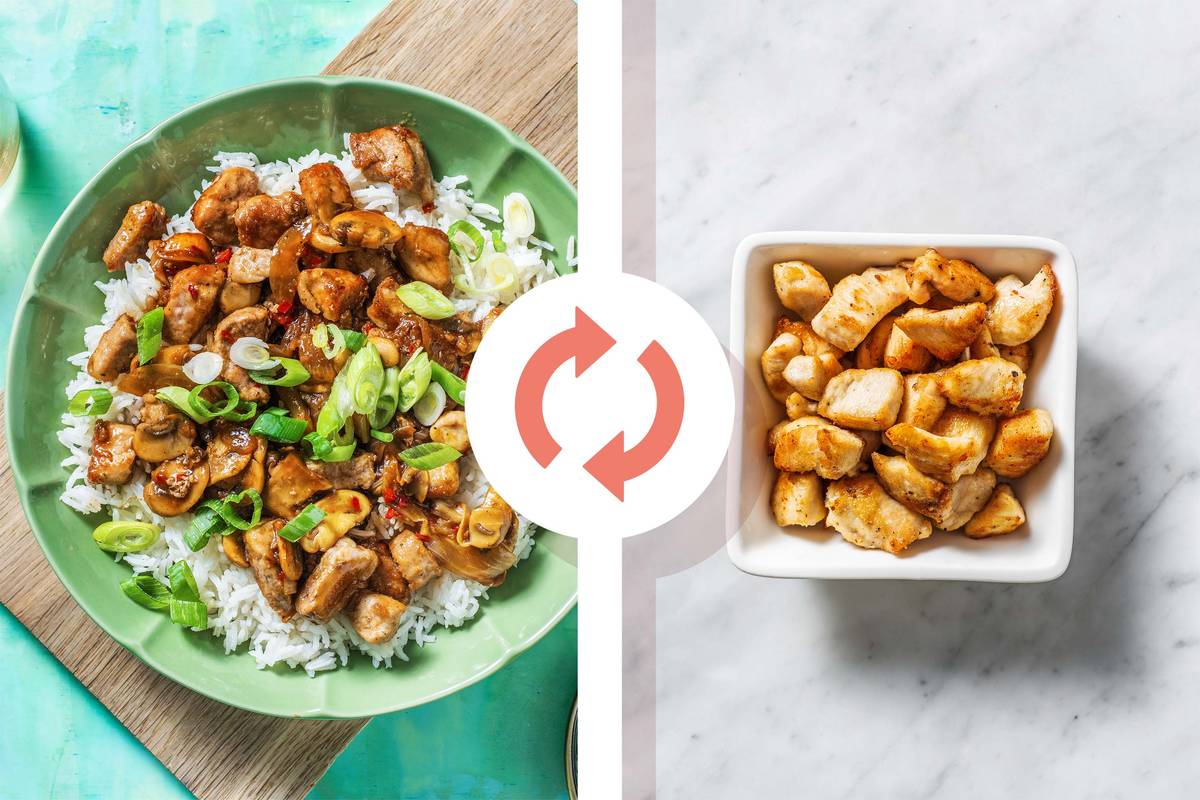 Bulgogi Chicken and Mushroom Stir Fry