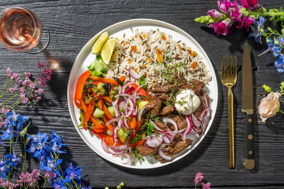 Bulgogi-Rindssteakstreifen & Knusper-Pak-Choi