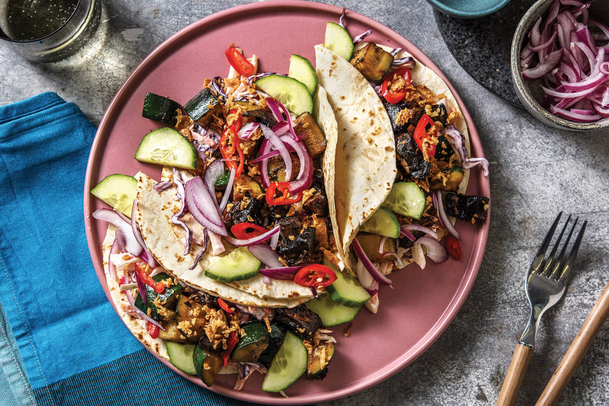 Bulgogi Mushroom Tacos