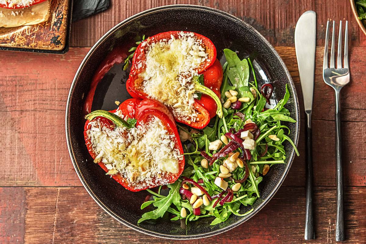 Bulgur-Stuffed Peppers