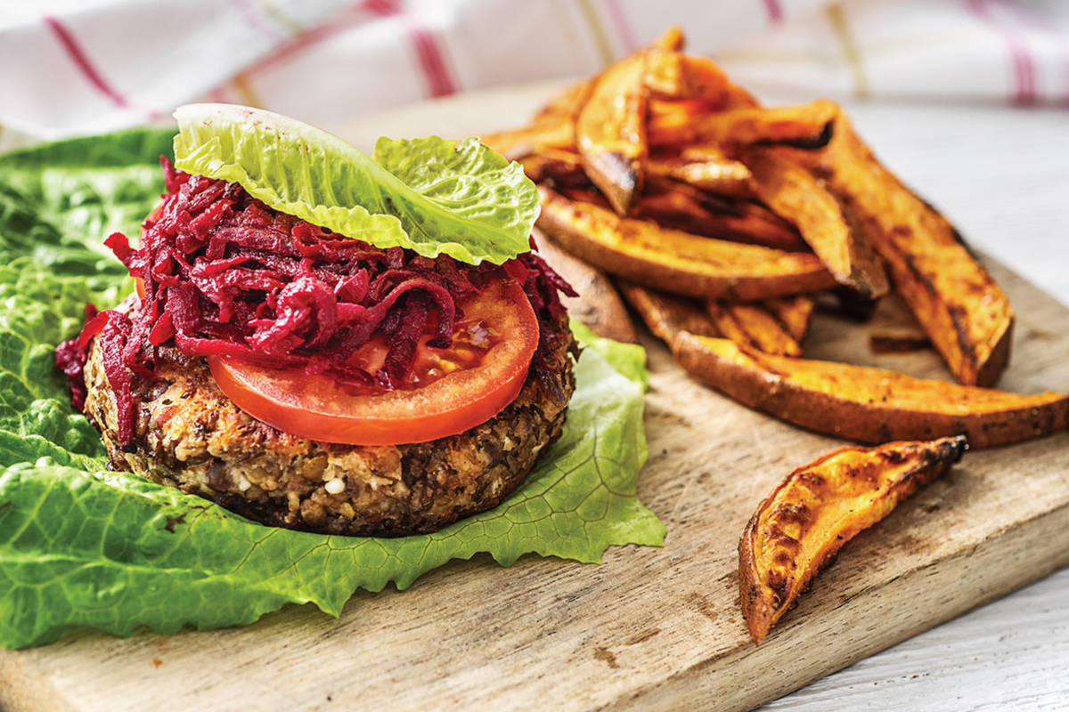 Lentil & Fetta Bunless Burgers