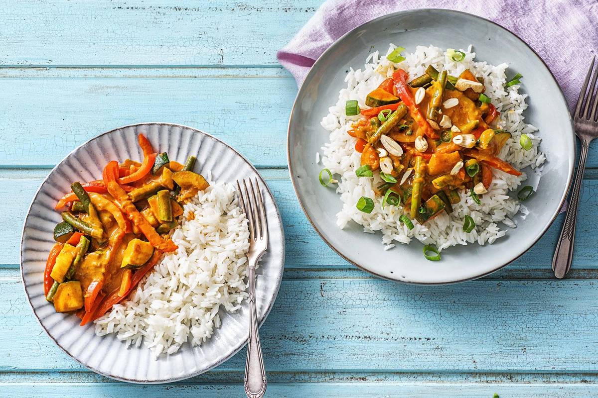 Bunt und lecker: Gemüse-Kokos-Curry