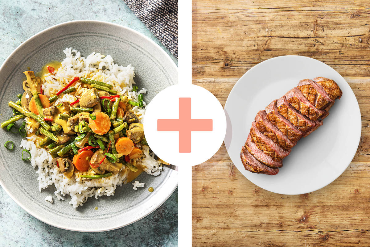 Buntes Kokos-Gemüse-Curry