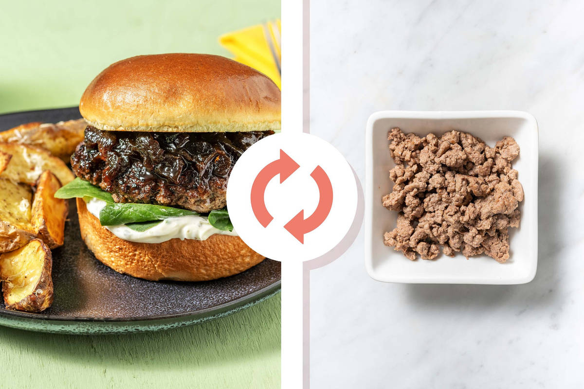 Italian-Inspired Bison Burgers