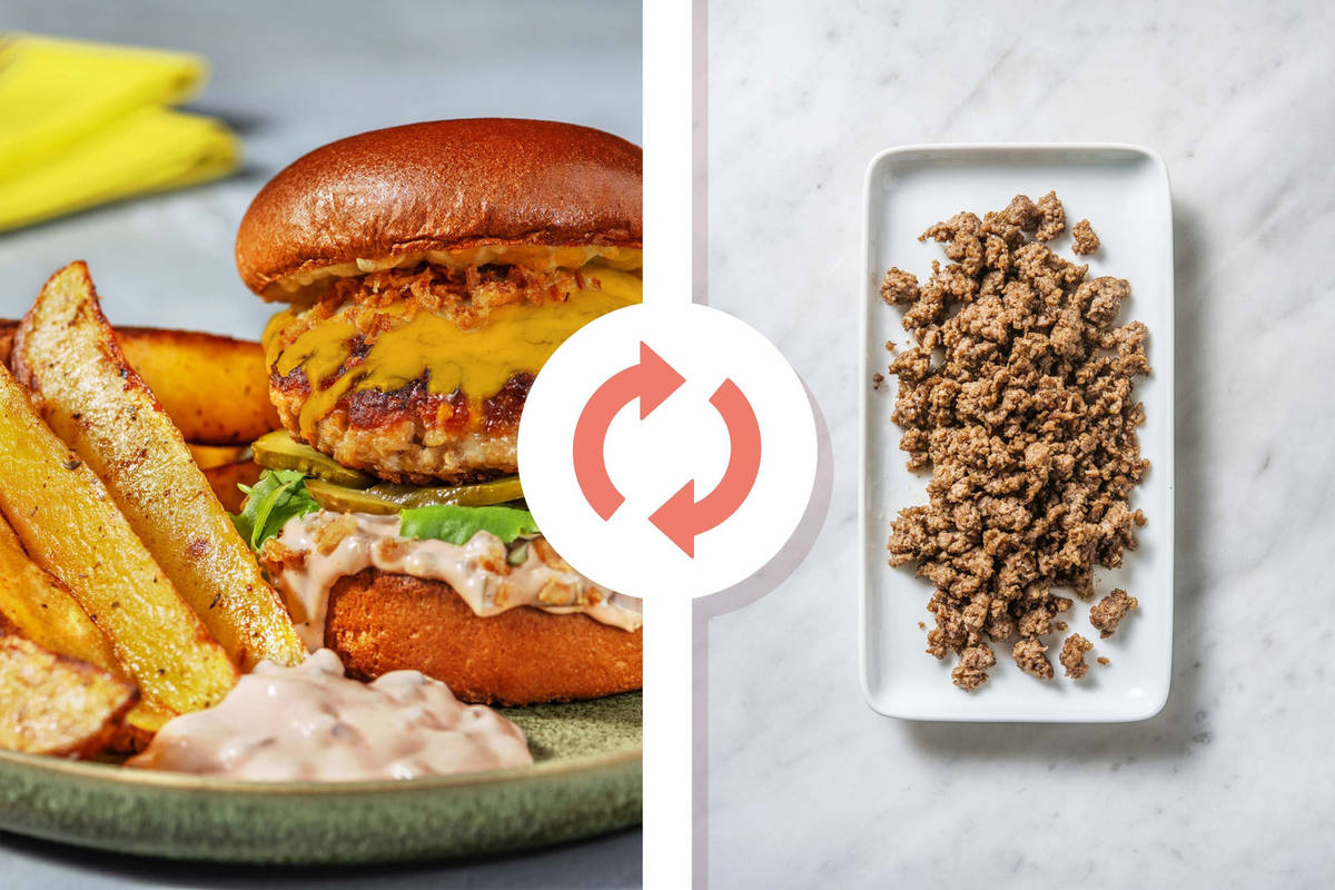 Burgers de bœuf croustillant