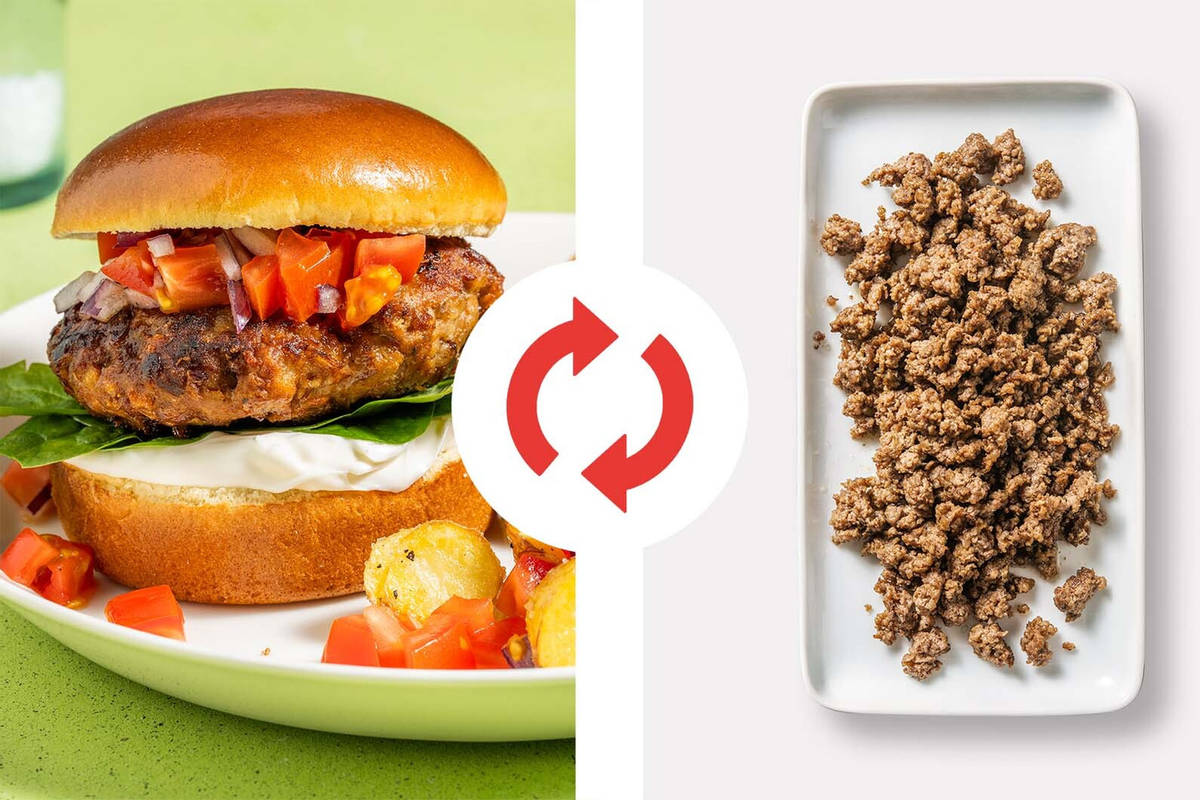 Lightened-Up Salsa Beef Burgers