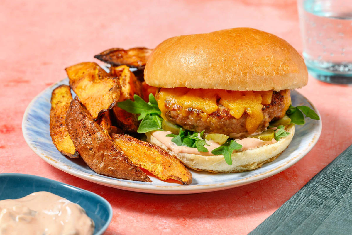 Grilled Drive-Thru Beef Burgers