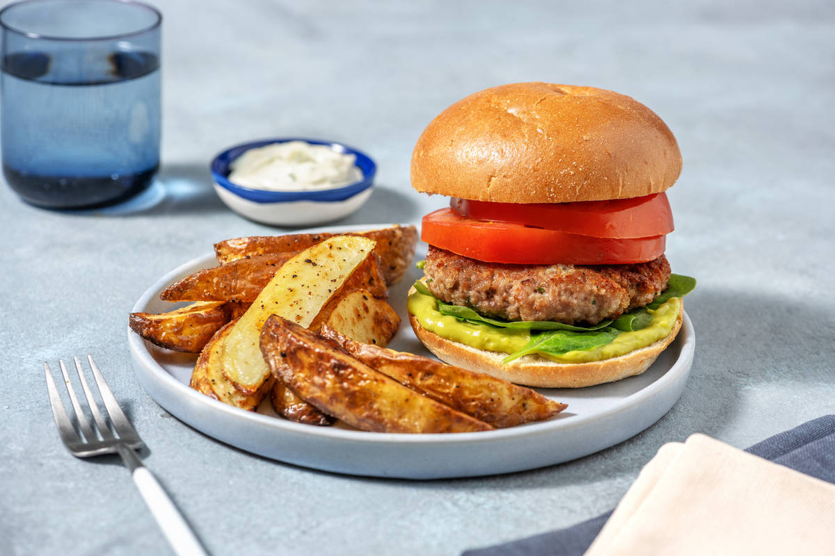 California-Style Chicken Burgers
