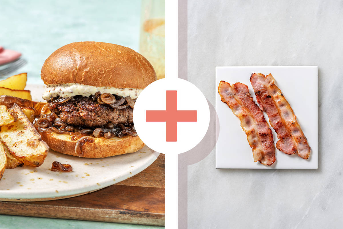 Retro Beef and Bacon Burgers