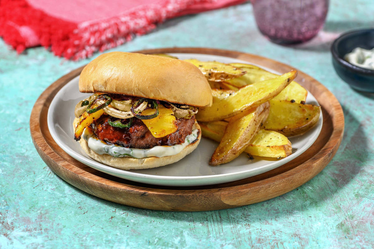 Hawaiian Hamburger Patty Marinade Teriyaki Veggie Burgers Recipe