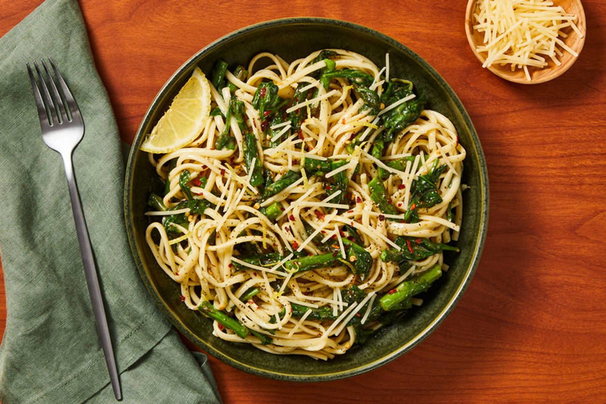 Asparagus and Lemon Linguine