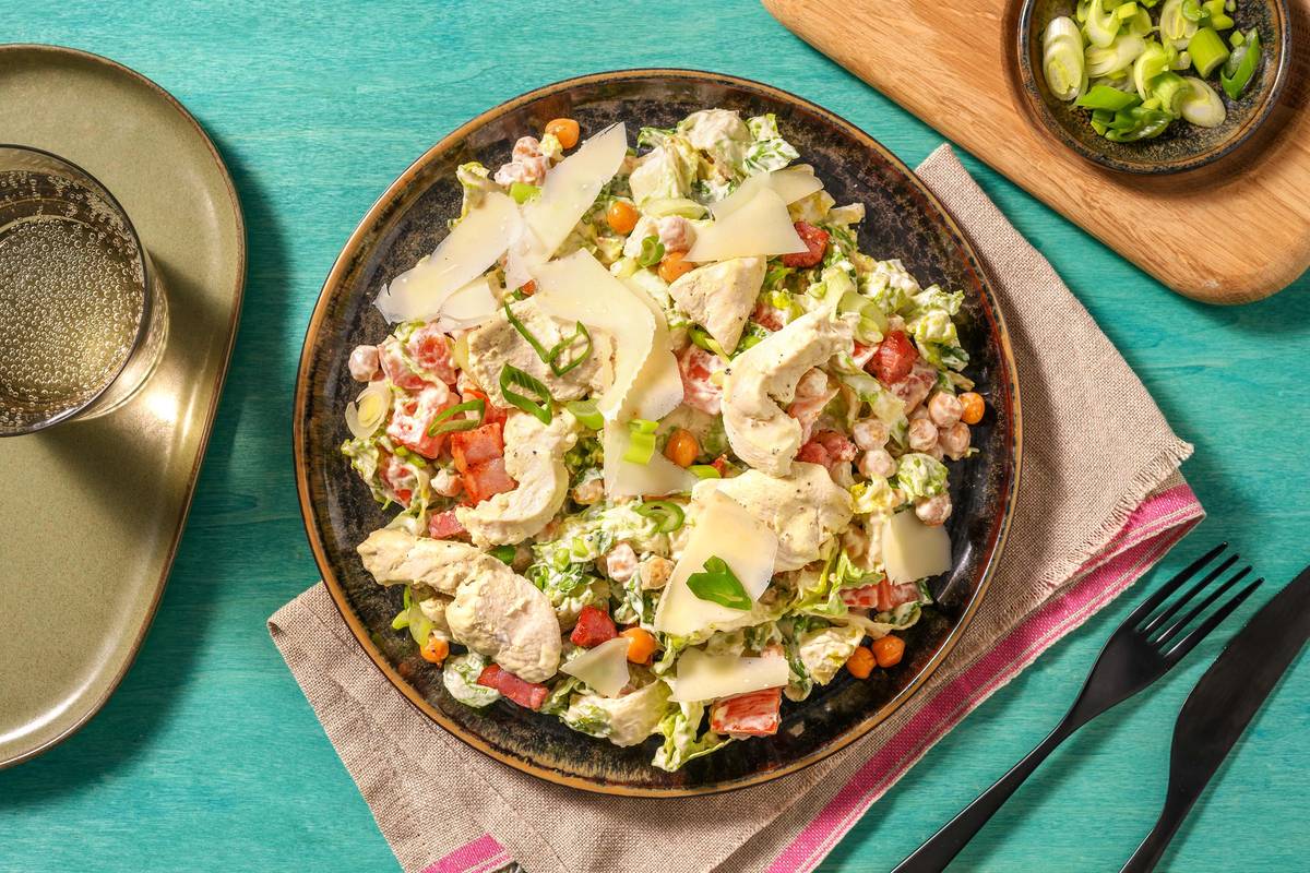 Caesar Salad mit mariniertem Poulet