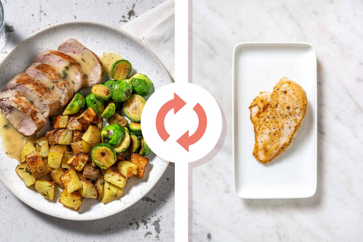 Porc au miel et au thym