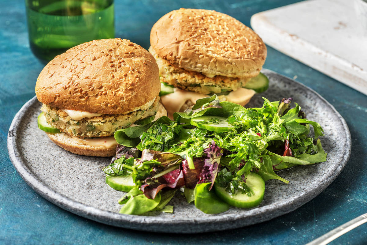Burger végé aux haricots blancs
