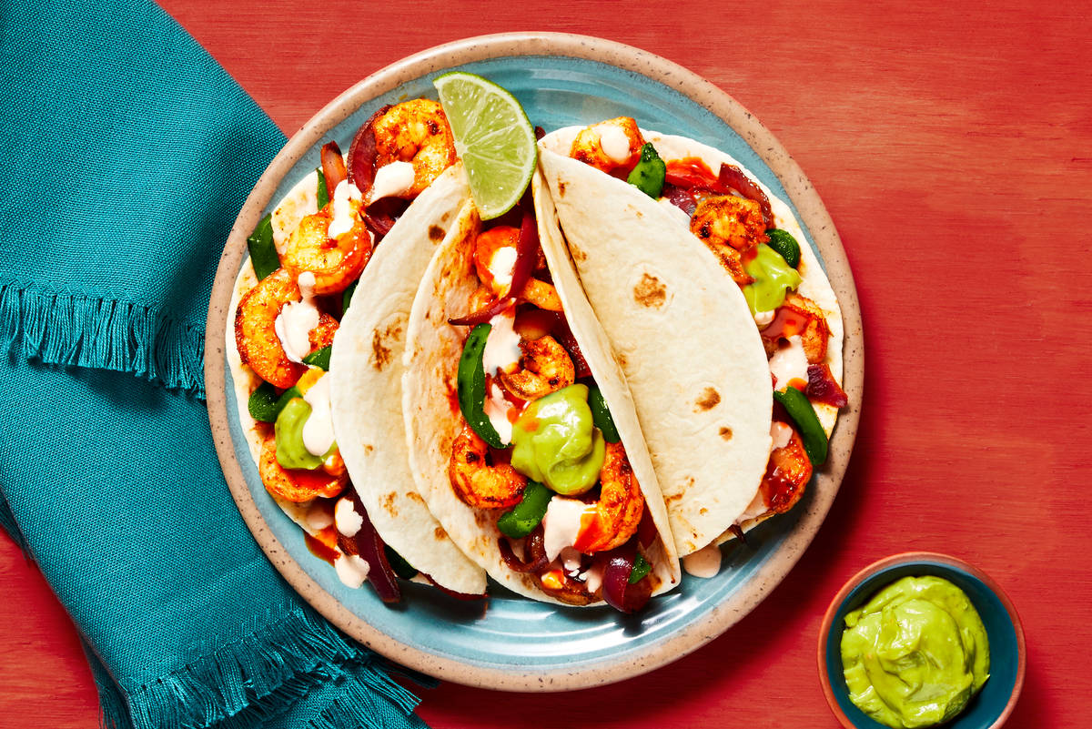 Cantina Shrimp Fajitas