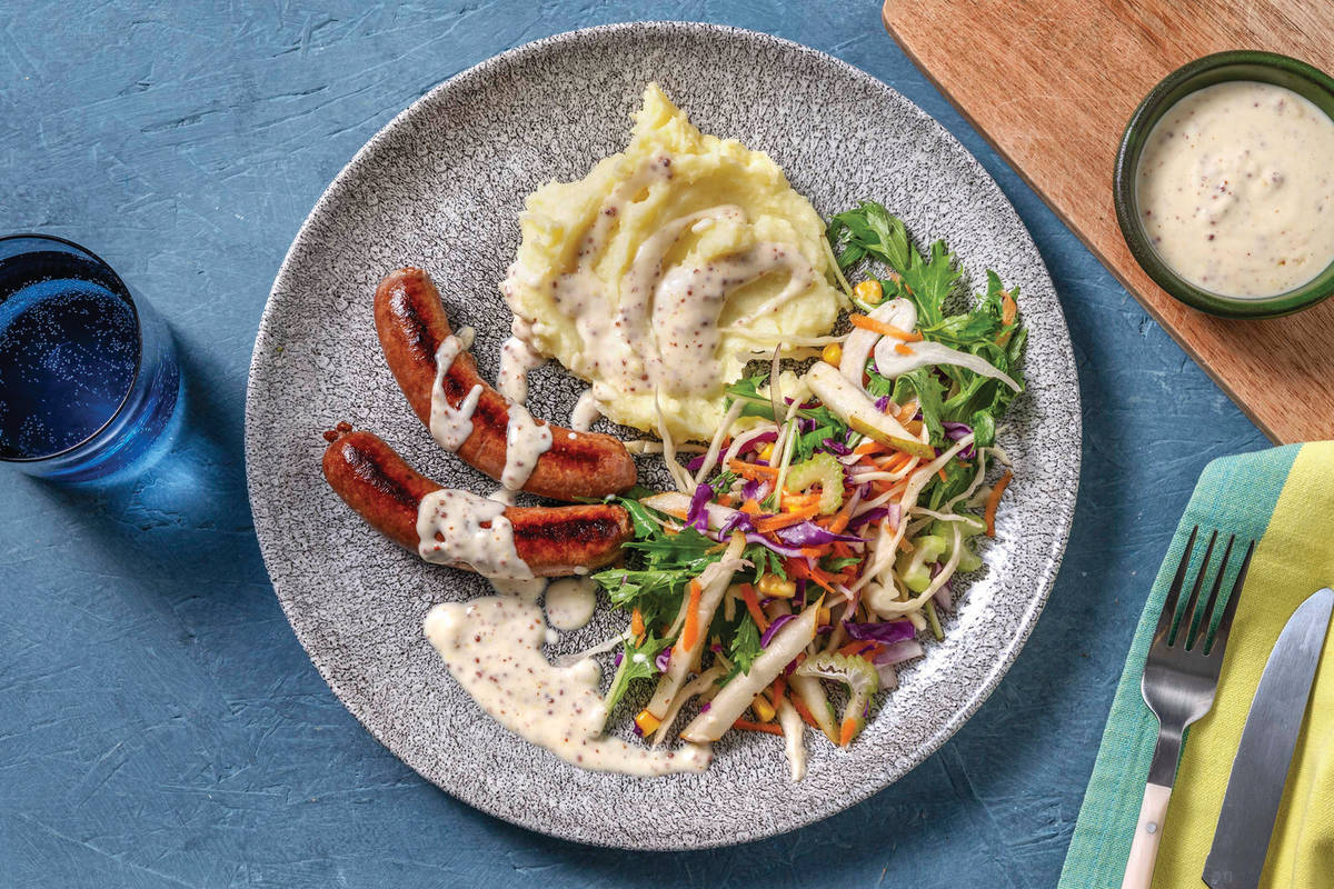 Caramelised Onion Beef Sausages