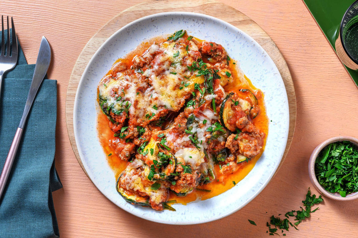 Poêlée au bœuf et à la courgette faible en glucides