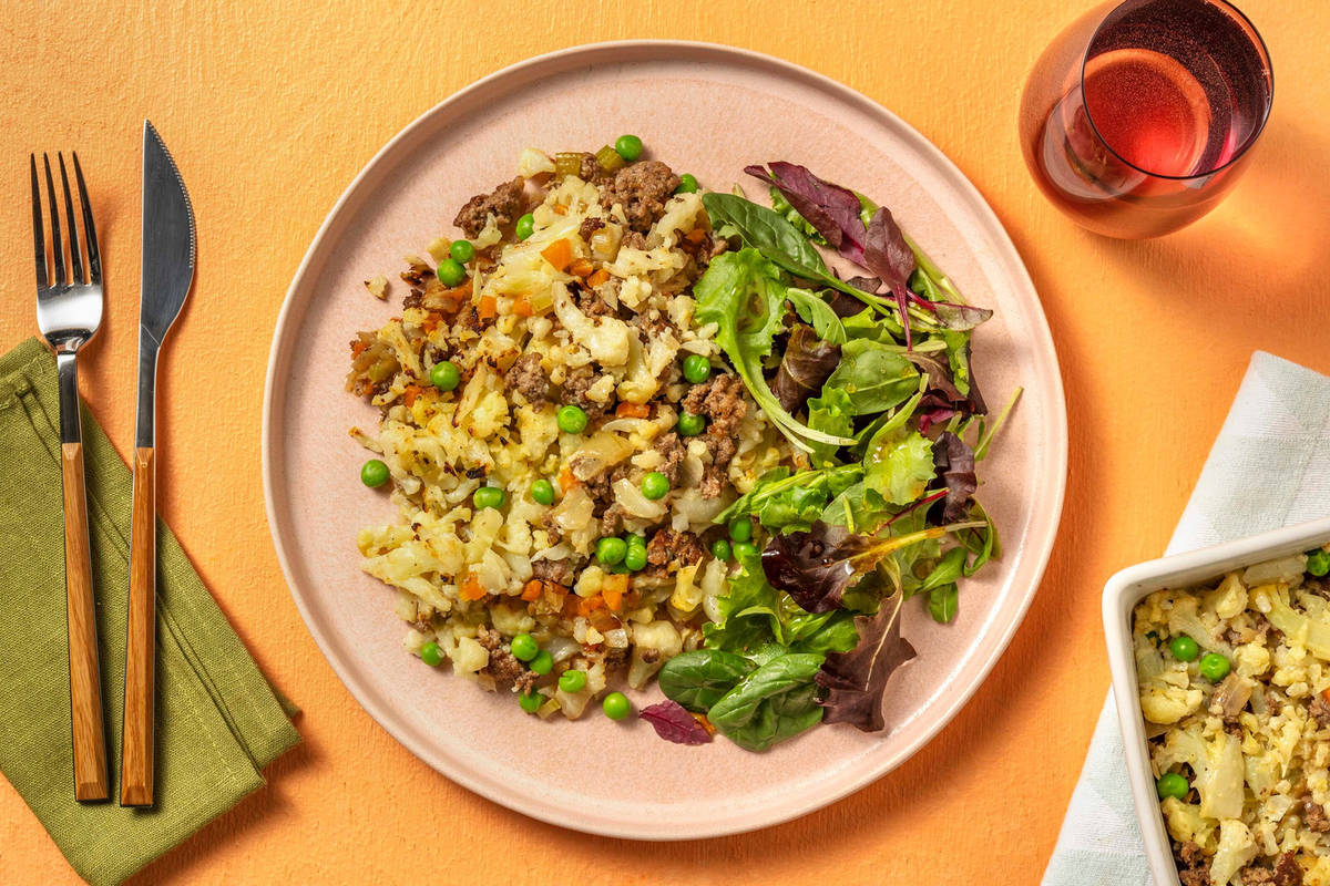 Pâté chinois faible en glucide