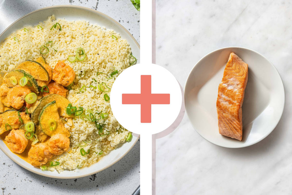 Smart Shrimp and Salmon Curry