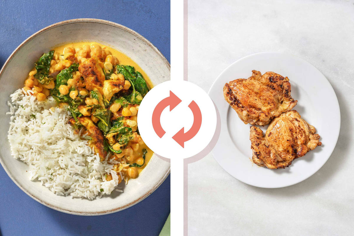 Chicken Thigh and Chickpea Curry