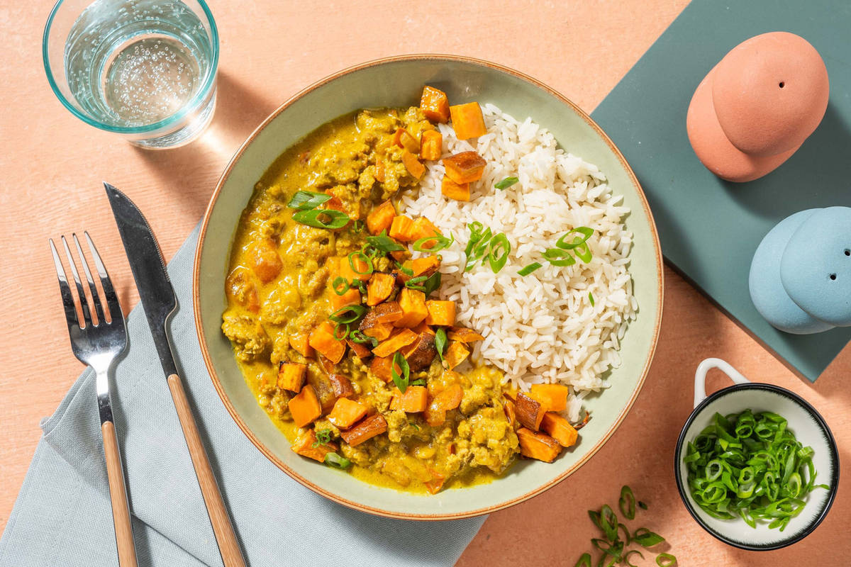 Indian-Style Ground Tofu Curry