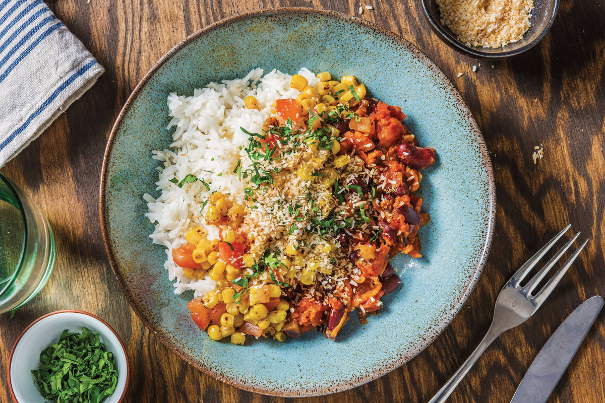 Caribbean Bean Chilli Bowl