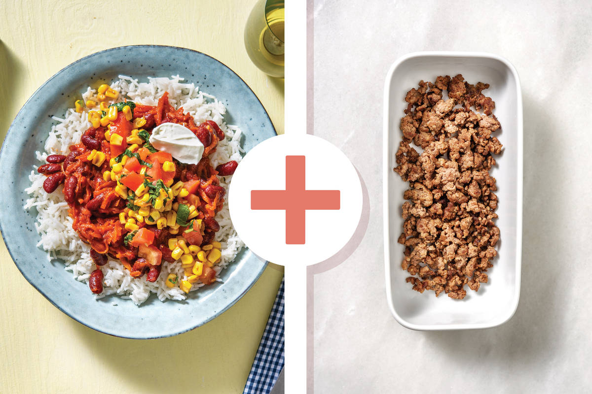 Caribbean-Style Beef & Bean Chilli