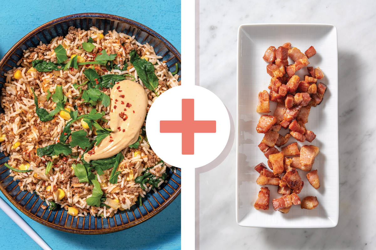 Caribbean Beef & Bacon Rice