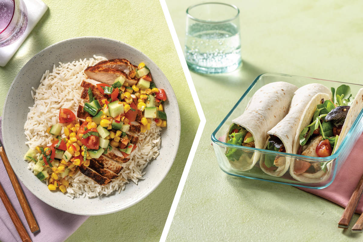Caribbean Chicken & Coconut Rice Bowl for Dinner