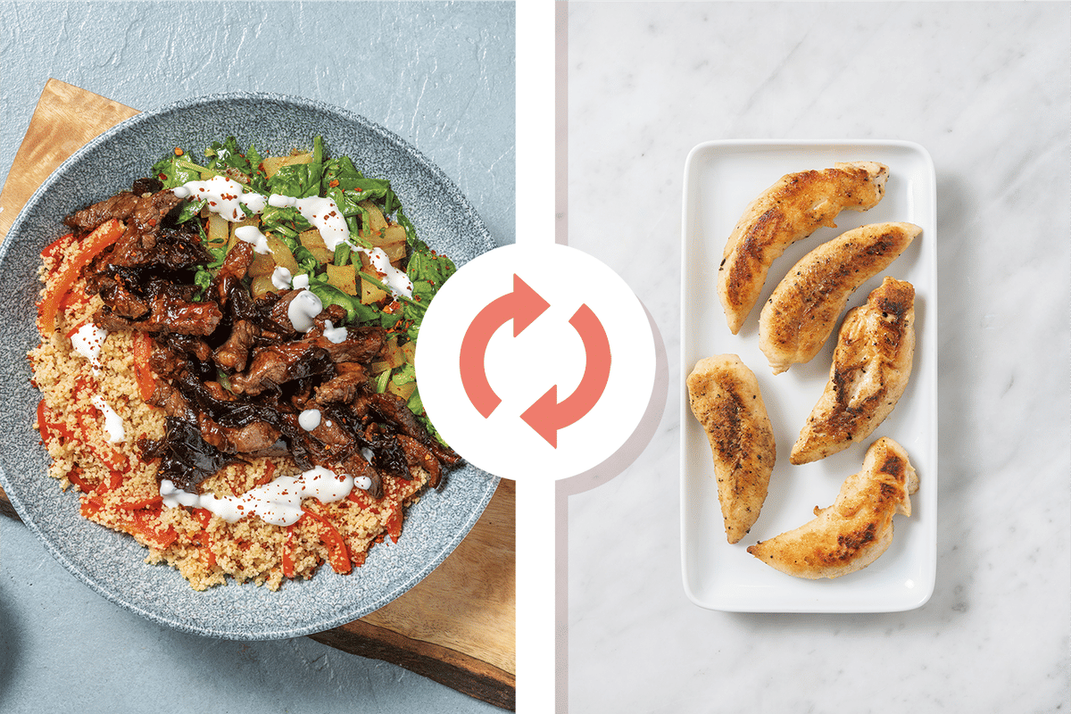 Caribbean Chicken & Wholemeal Couscous Bowl