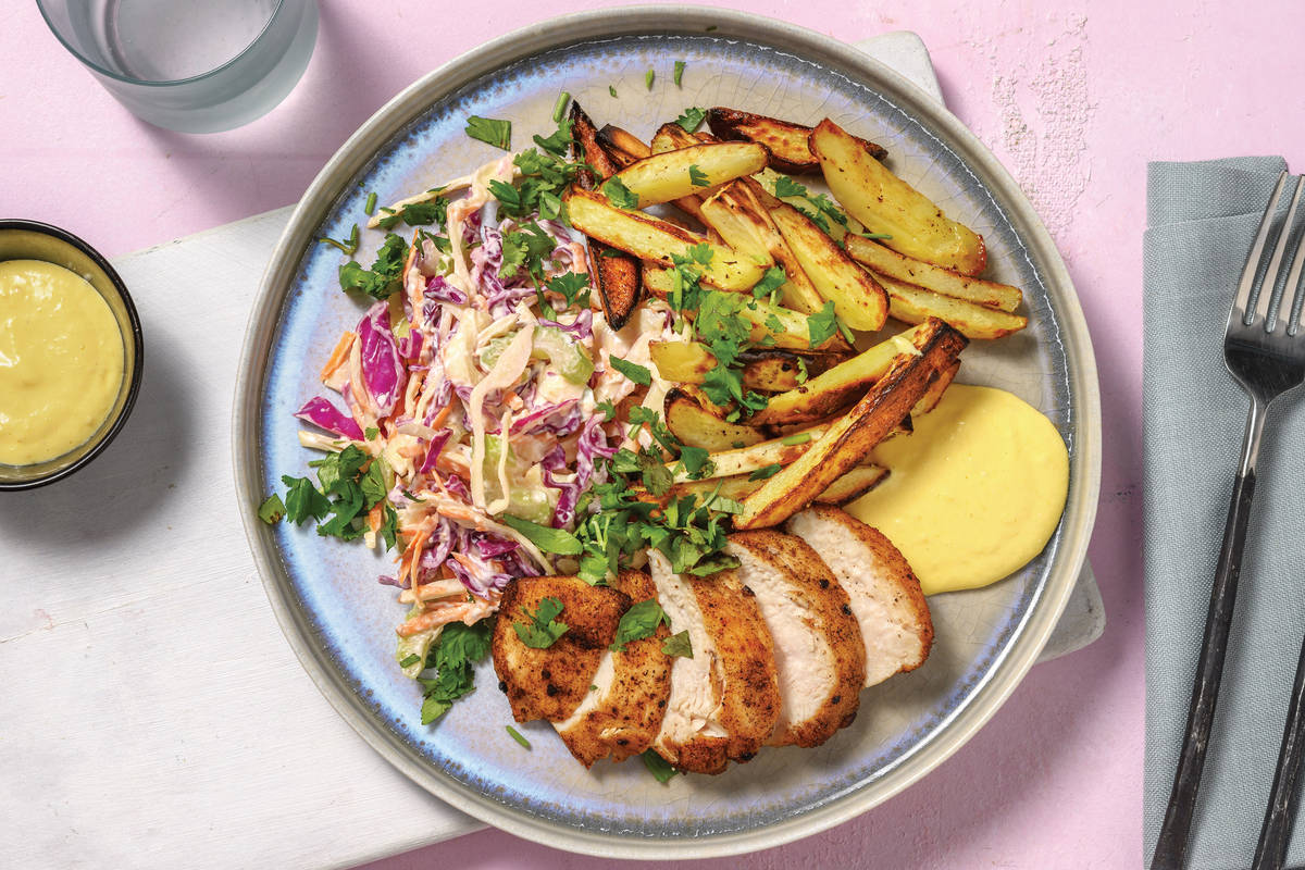 Caribbean Chicken & Mango Mayo