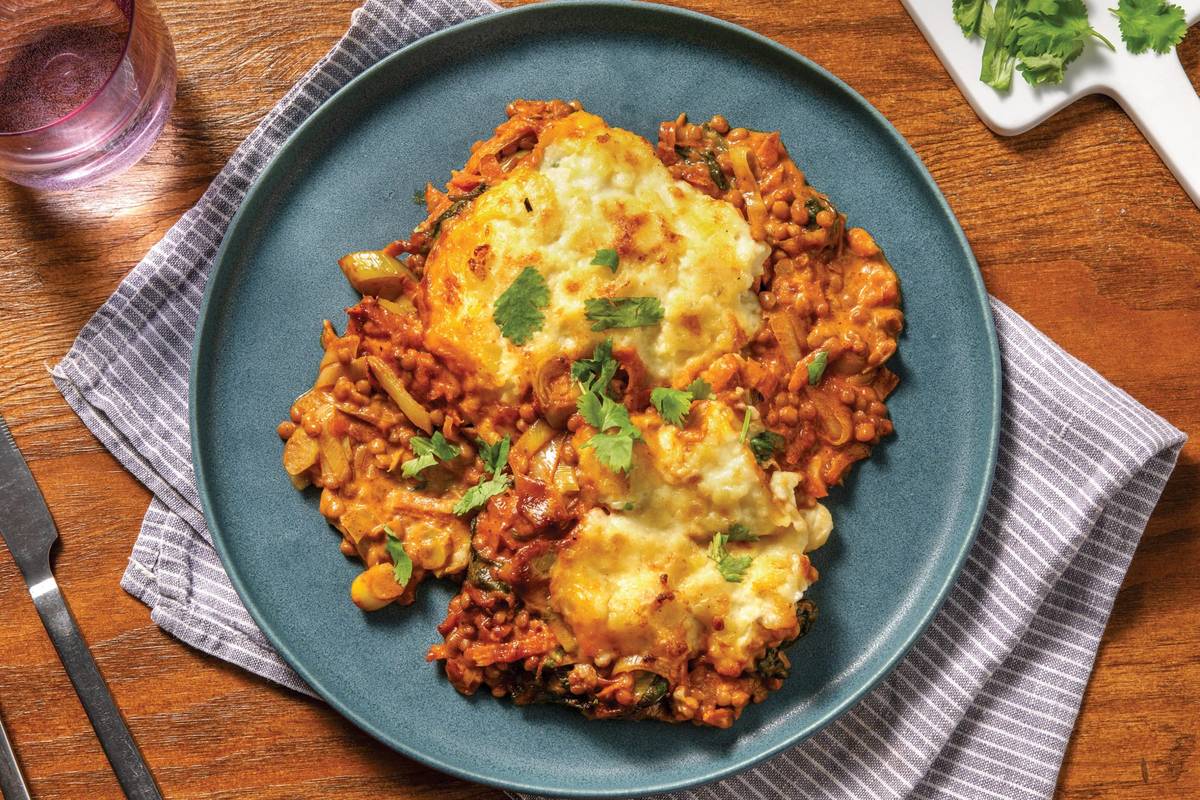 Caribbean Chickpea & Veggie Pie