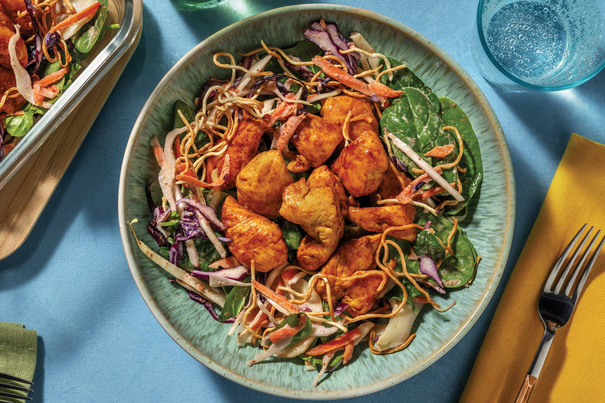 Lemon Pepper Chicken & Sesame Slaw