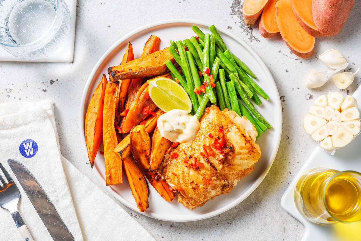 Caribbean Style Jerk Spiced Cod
