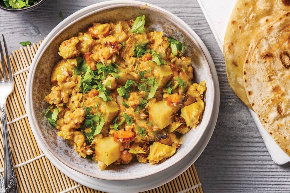 Pork, Cauliflower & Lentil Aloo Gobi