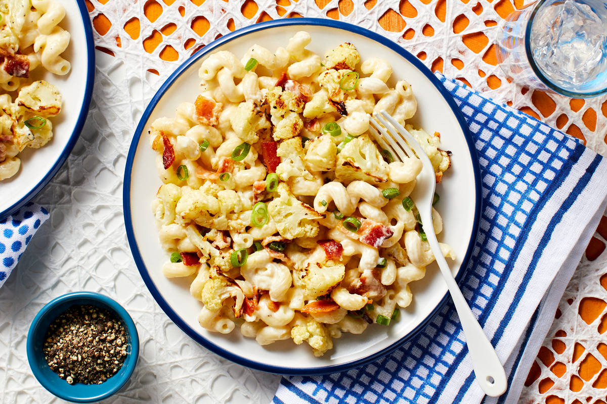 Cauliflower Bacon Mac 'n' Cheese