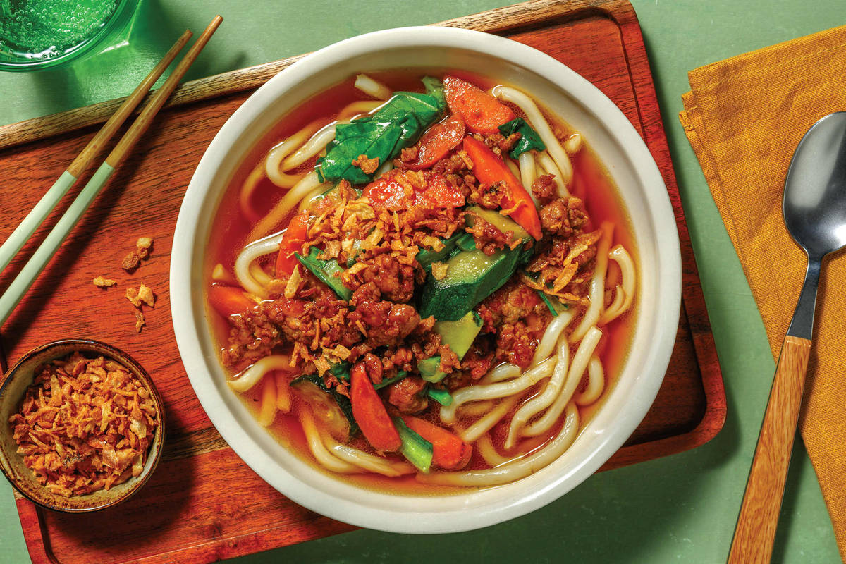 Char Siu Chicken & Oyster Sauce Noodle Soup