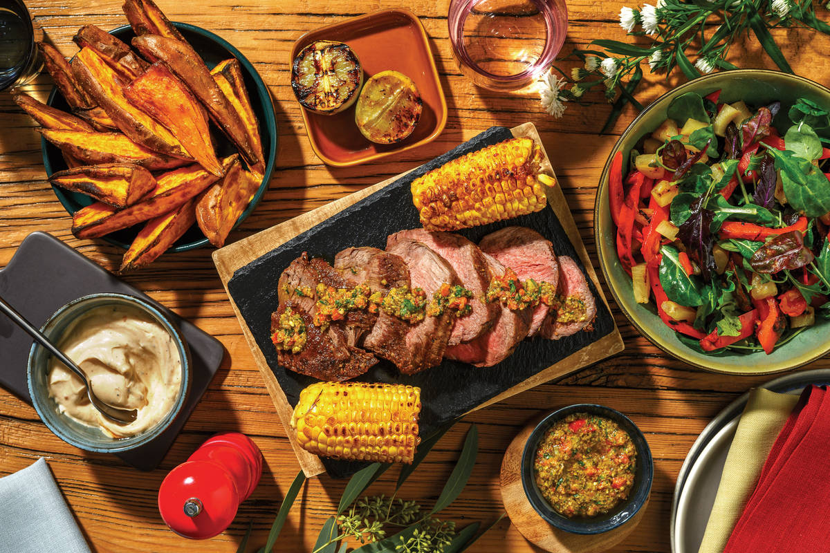Chargrilled Chimichurri Steak & Corn