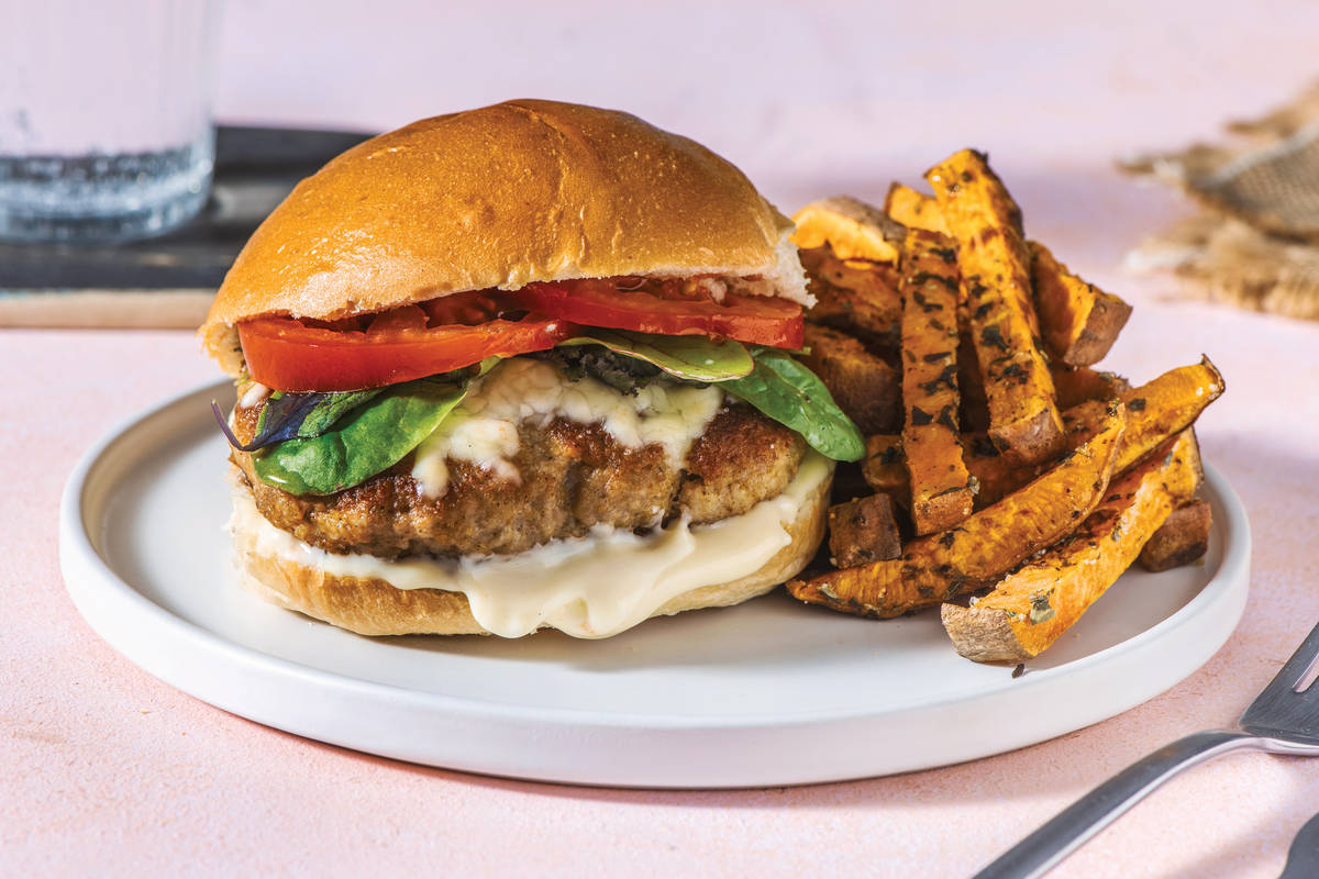Paddy's Cheesy Pork Burger
