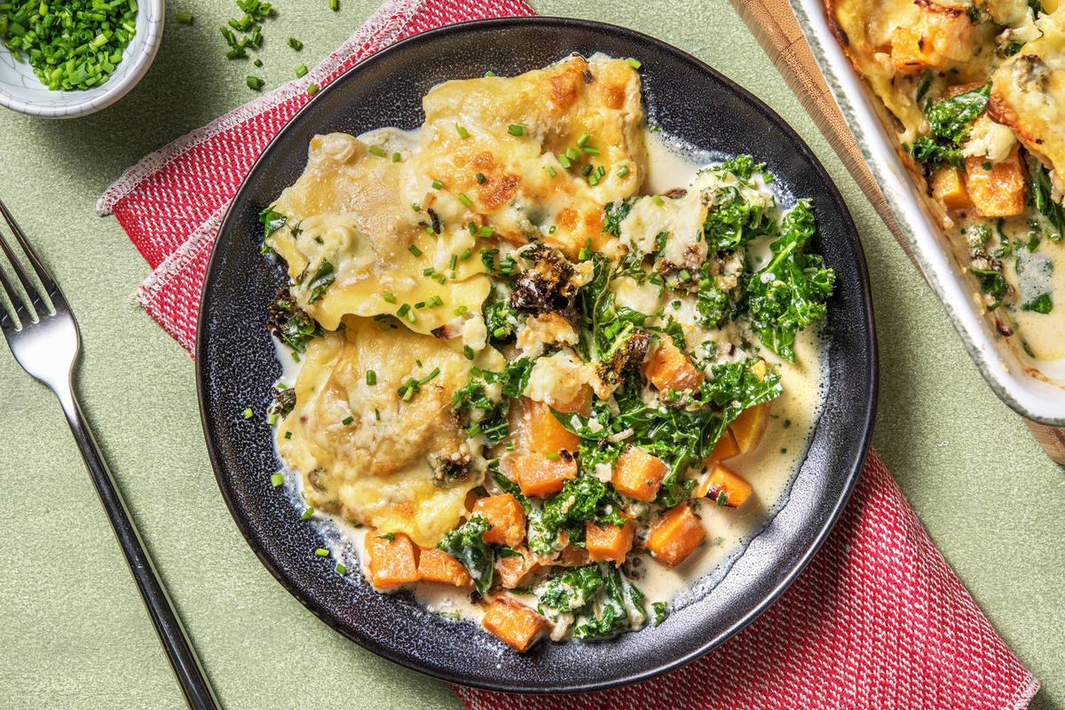 Cheesy Baked Ravioli