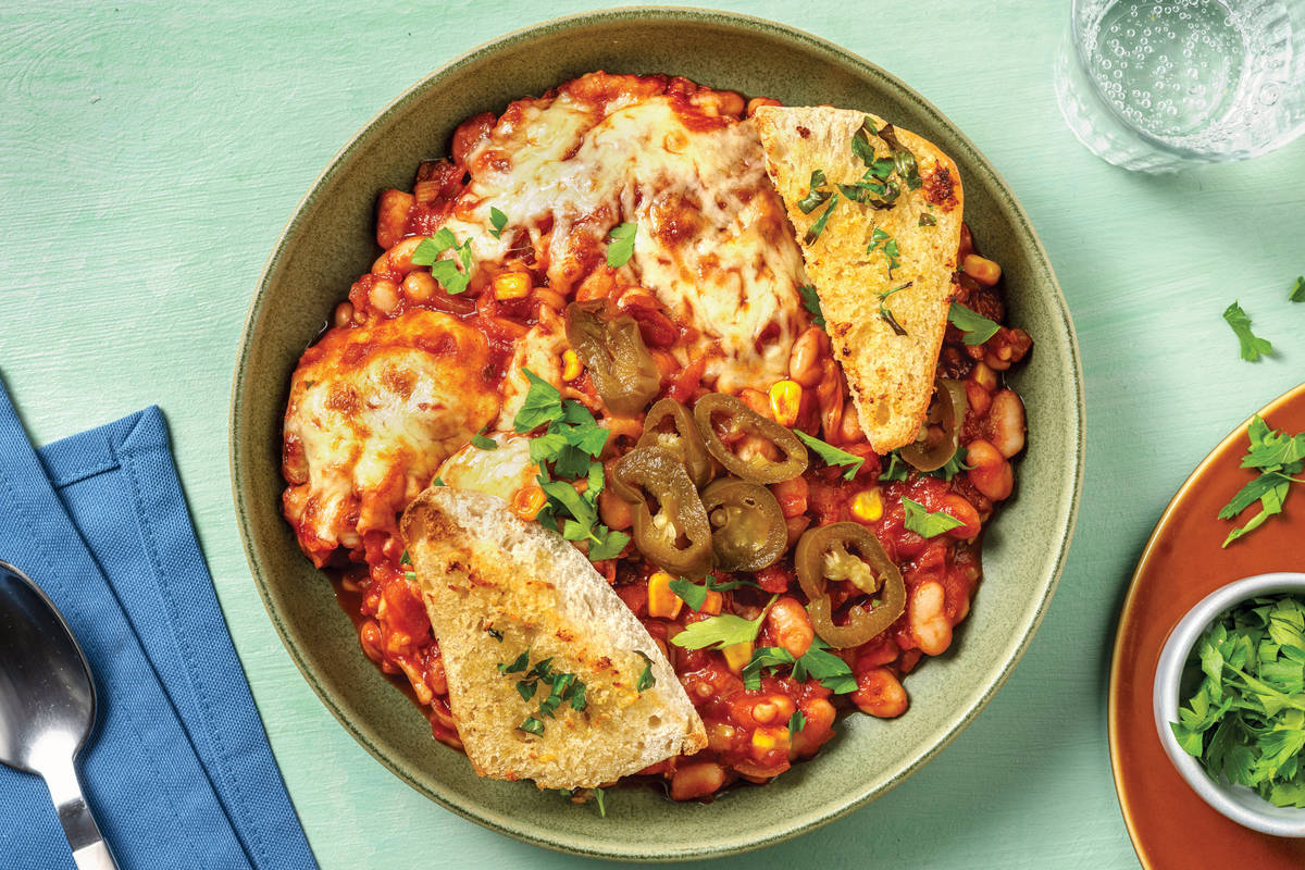 Cheesy BBQ Baked Beans