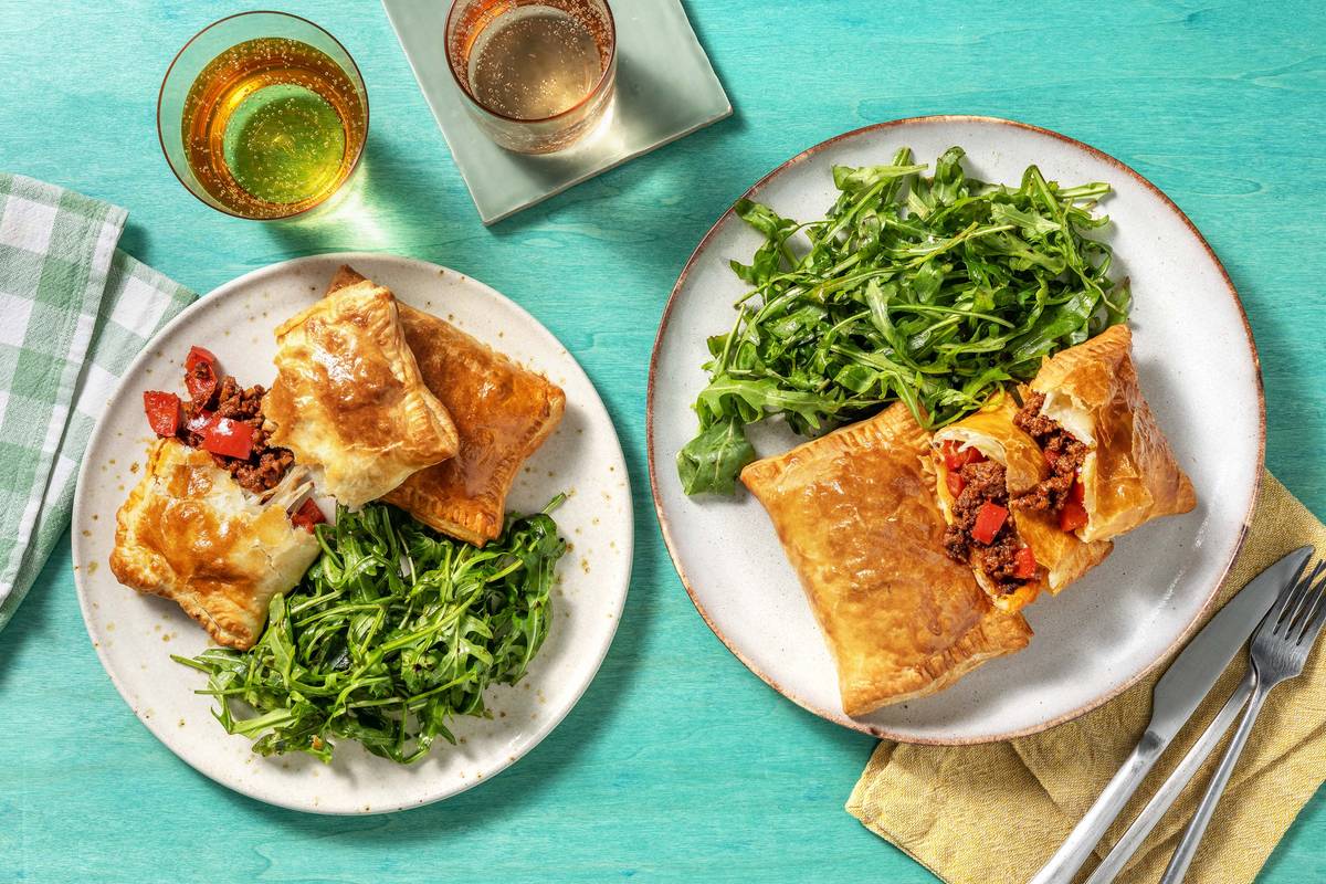 Cheesy Beef Empanada Pockets